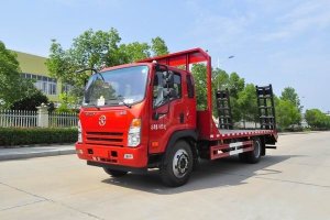 這款國六挖機平板運輸車很火，關(guān)注沒？